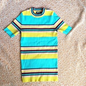 DKNY retro vintage knit blouse
